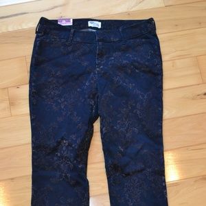 Old navy 10 the Diva  PANTS skinny ankle velvet women